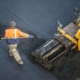 Workers repaving asphalt road